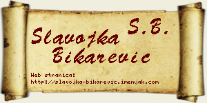 Slavojka Bikarević vizit kartica